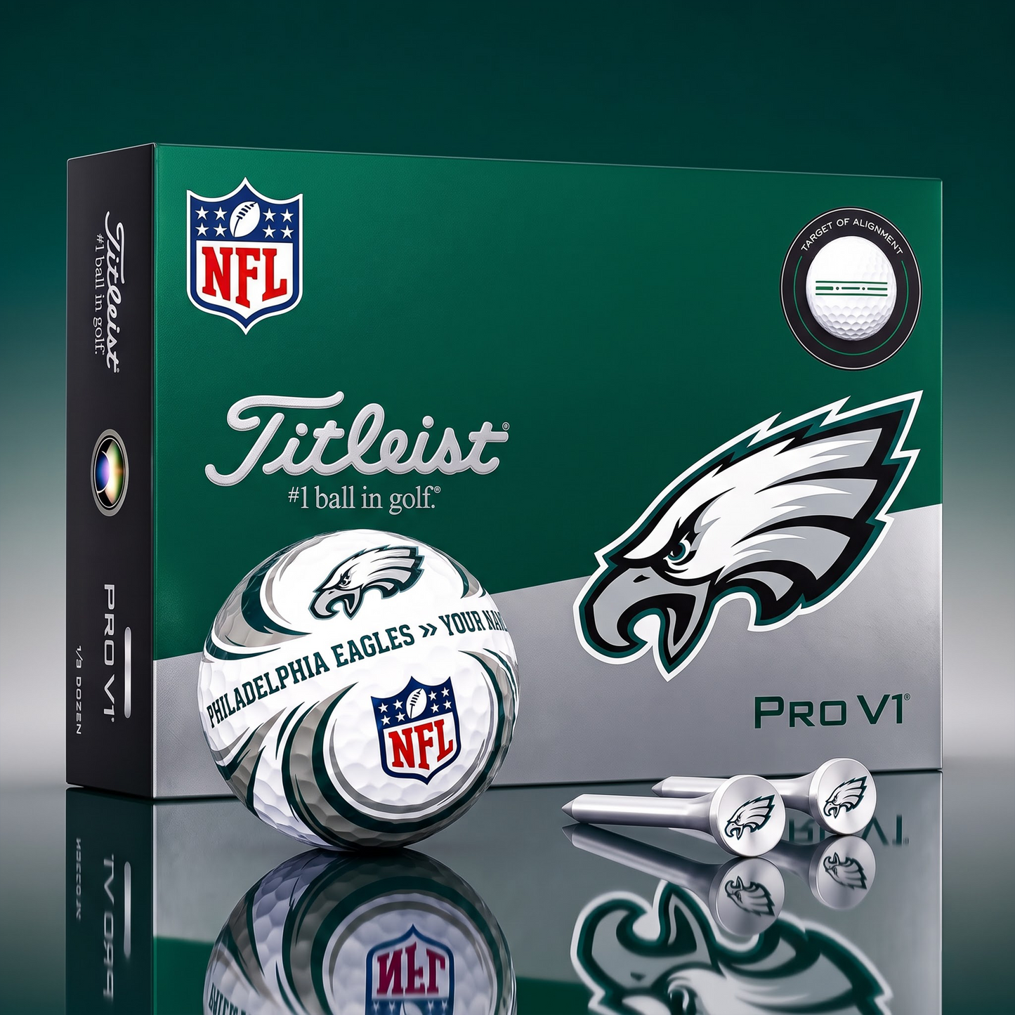 SIGNATURE NFL X PE DELUXE PERSONALIZED GOLF BALL SET LIMITED EDITION V3