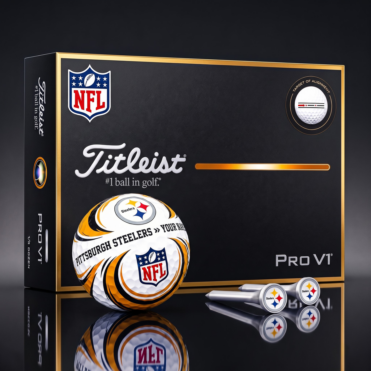 SIGNATURE NFL X PS DELUXE PERSONALIZED GOLF BALL LIMITED EDITION V3