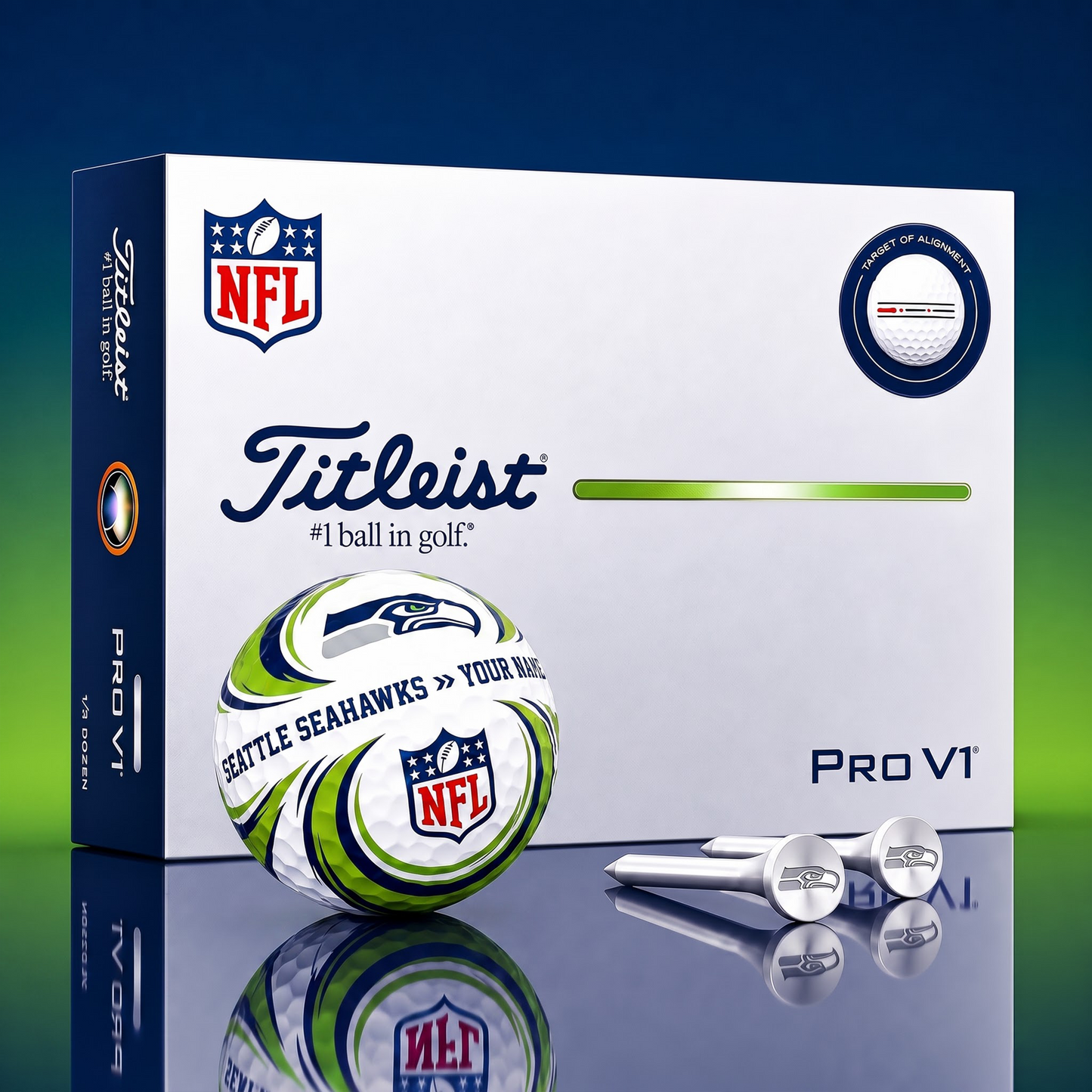 SIGNATURE NFL X SS DELUXE PERSONALIZED GOLF BALL SET LIMITED EDITION V3