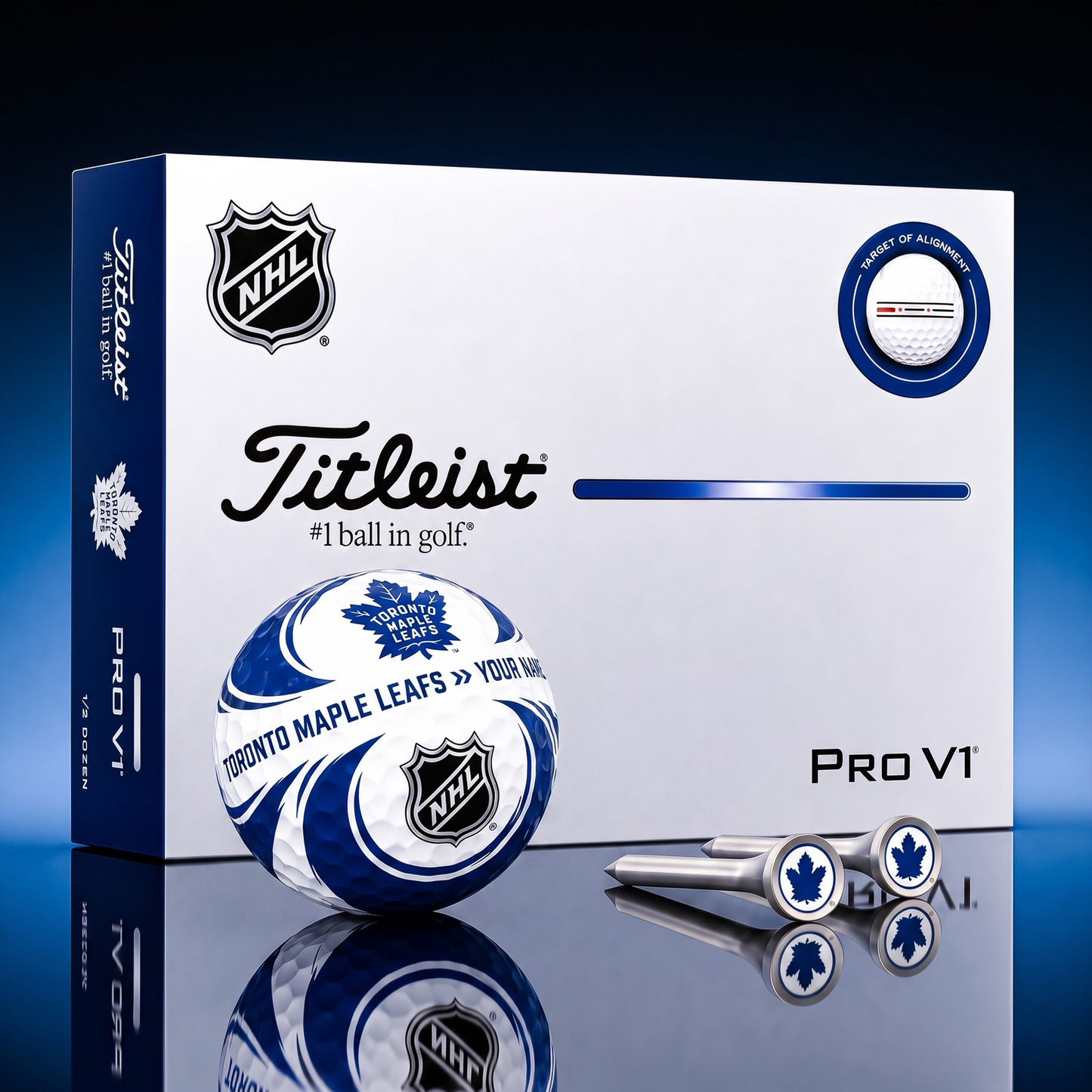 SIGNATURE NHL X TML DELUXE PERSONALIZED GOLF BALL SET LIMITED EDITION V3