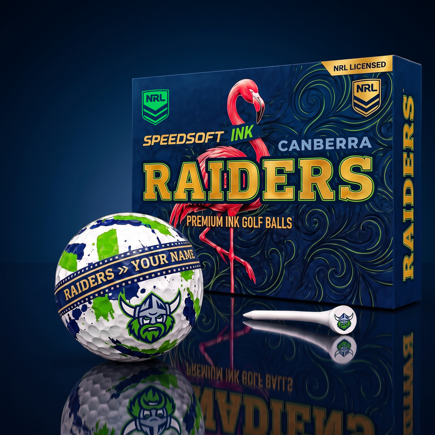 SIGNATURE NRL X CR CDELUXE PERSONALIZED GOLF BALL SET LIMITED EDITION