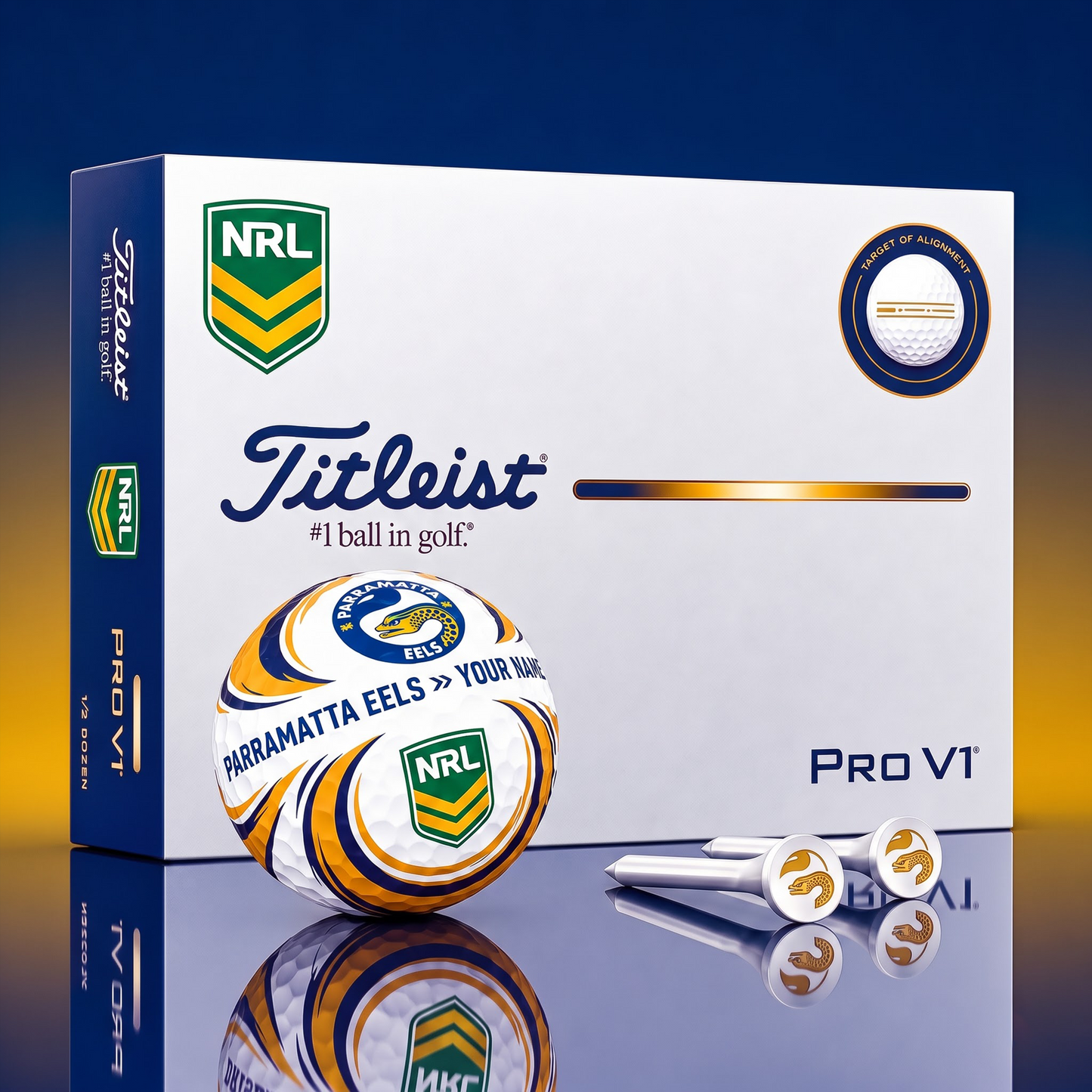 SIGNATURE NRL X PE DELUXE PERSONALIZED GOLF BALL SET LIMITED EDITION V3