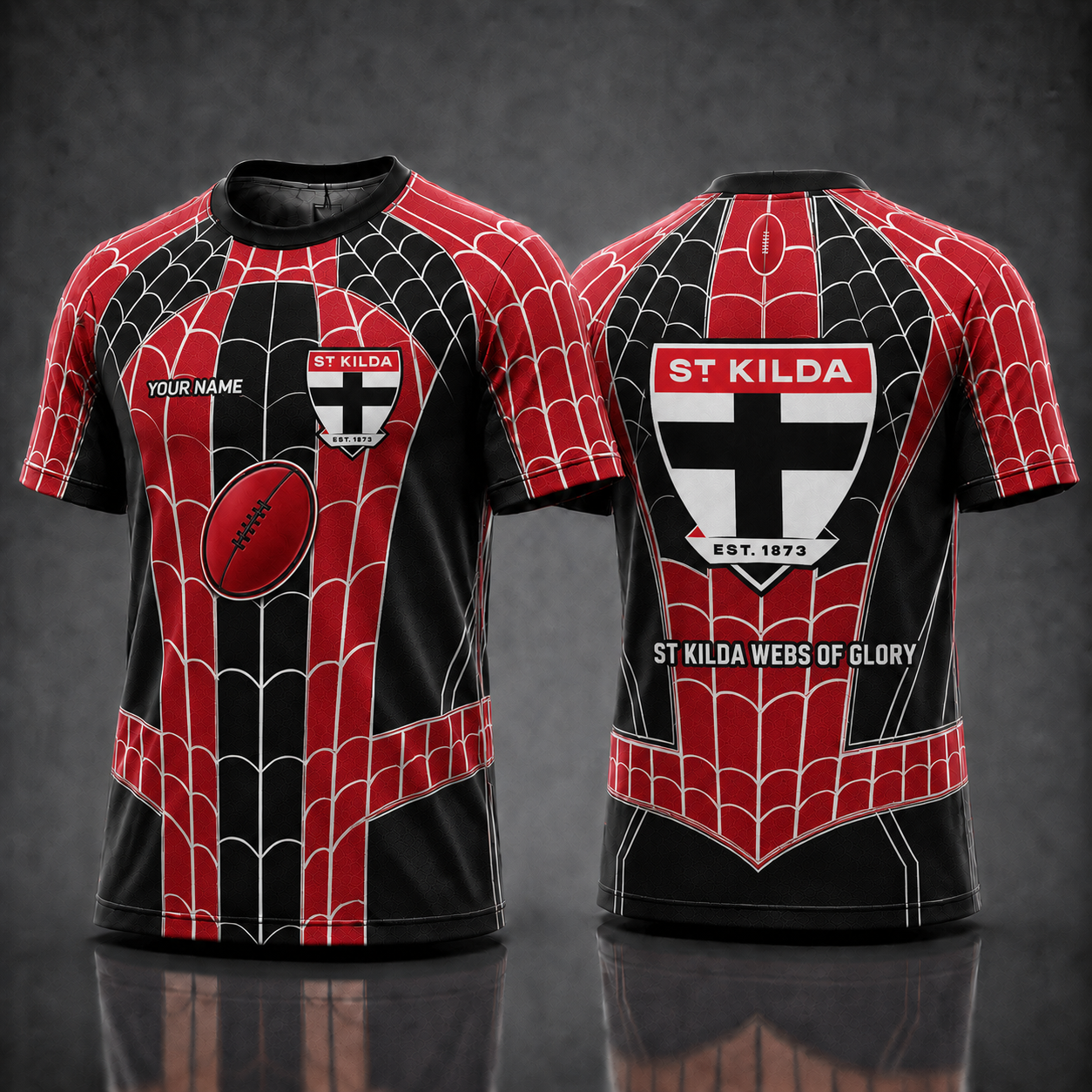 SK AFL x Spider Personalized T-Shirt – Premium Limited Edition Gift for Football Fans