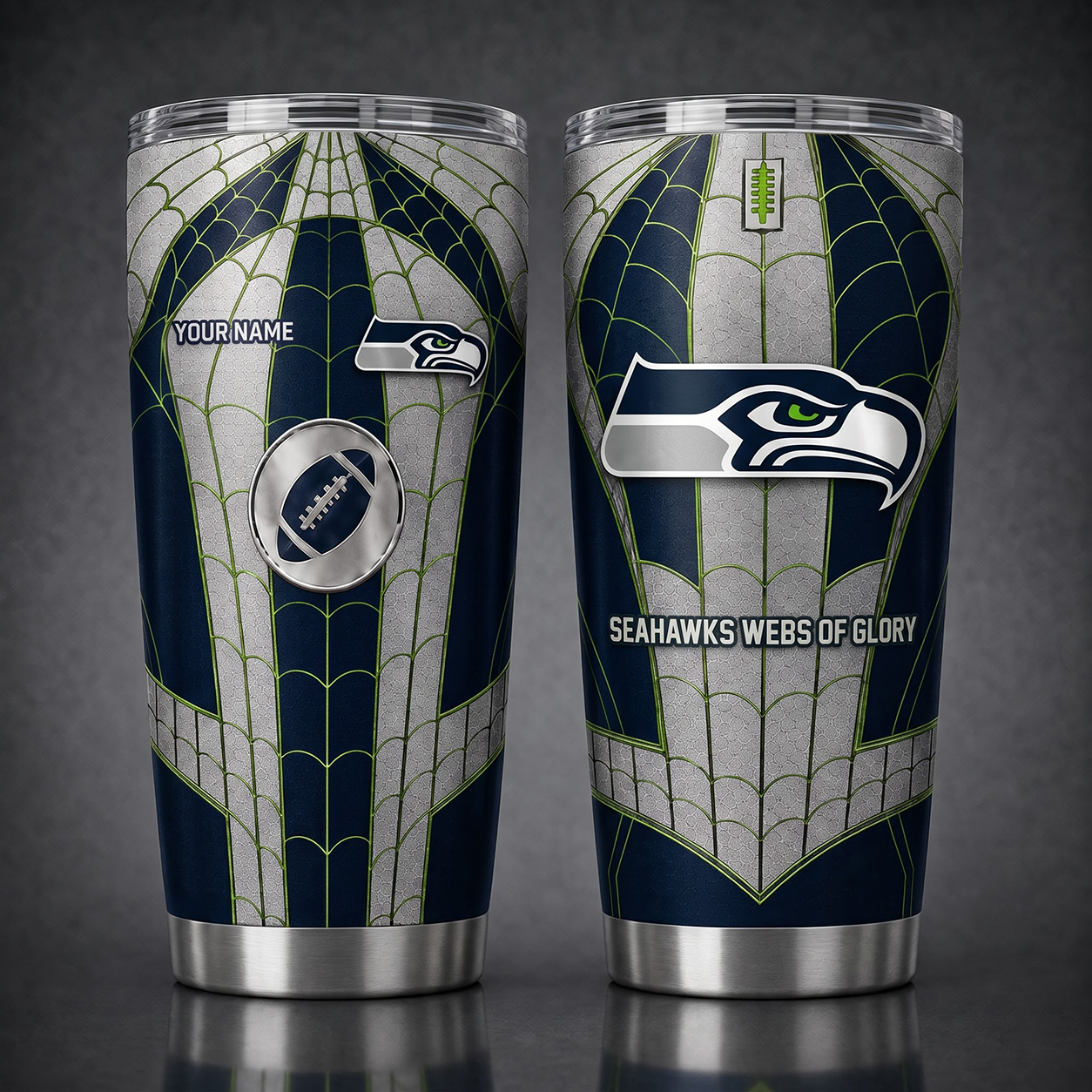 SS NFL x Spider Premium Classic Tumbler Limited Edition Gift for Football Fans