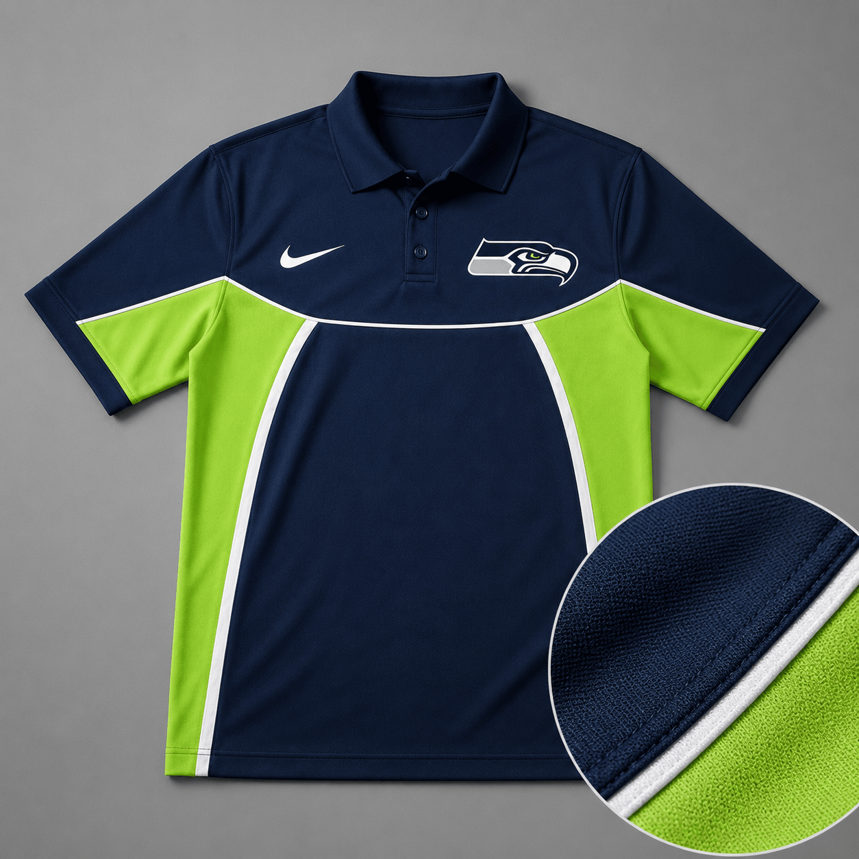 SS Premium NFL Personalized Sports Style Polo Shirt
