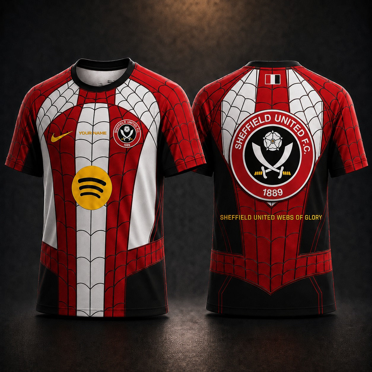 SU EPL x Spider Halloween Premium All Over Print T-Shirt Personalized Gift For Fan Sport Soccer