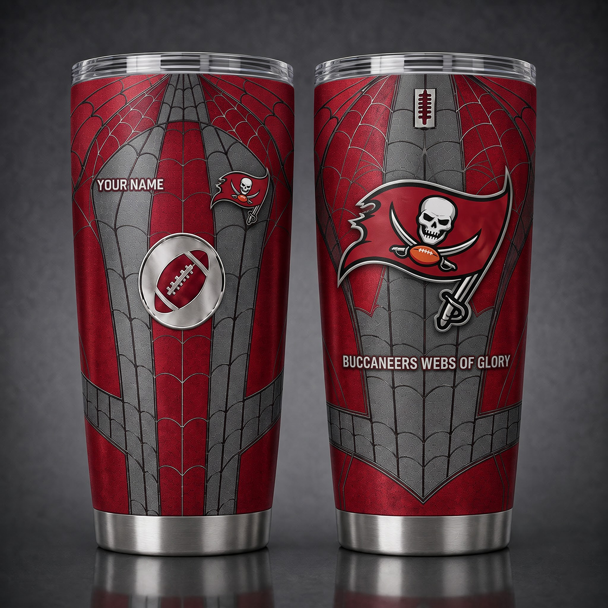 TBB NFL x Spider Premium Classic Tumbler Limited Edition Gift for Football Fans