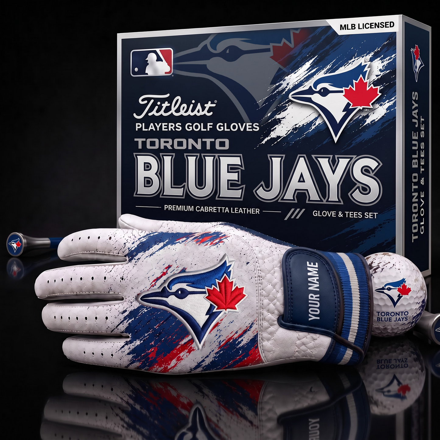 TBJ_MLB LUXURY PERSONALIZED GOLF GLOVE SET LIMITED EDTION