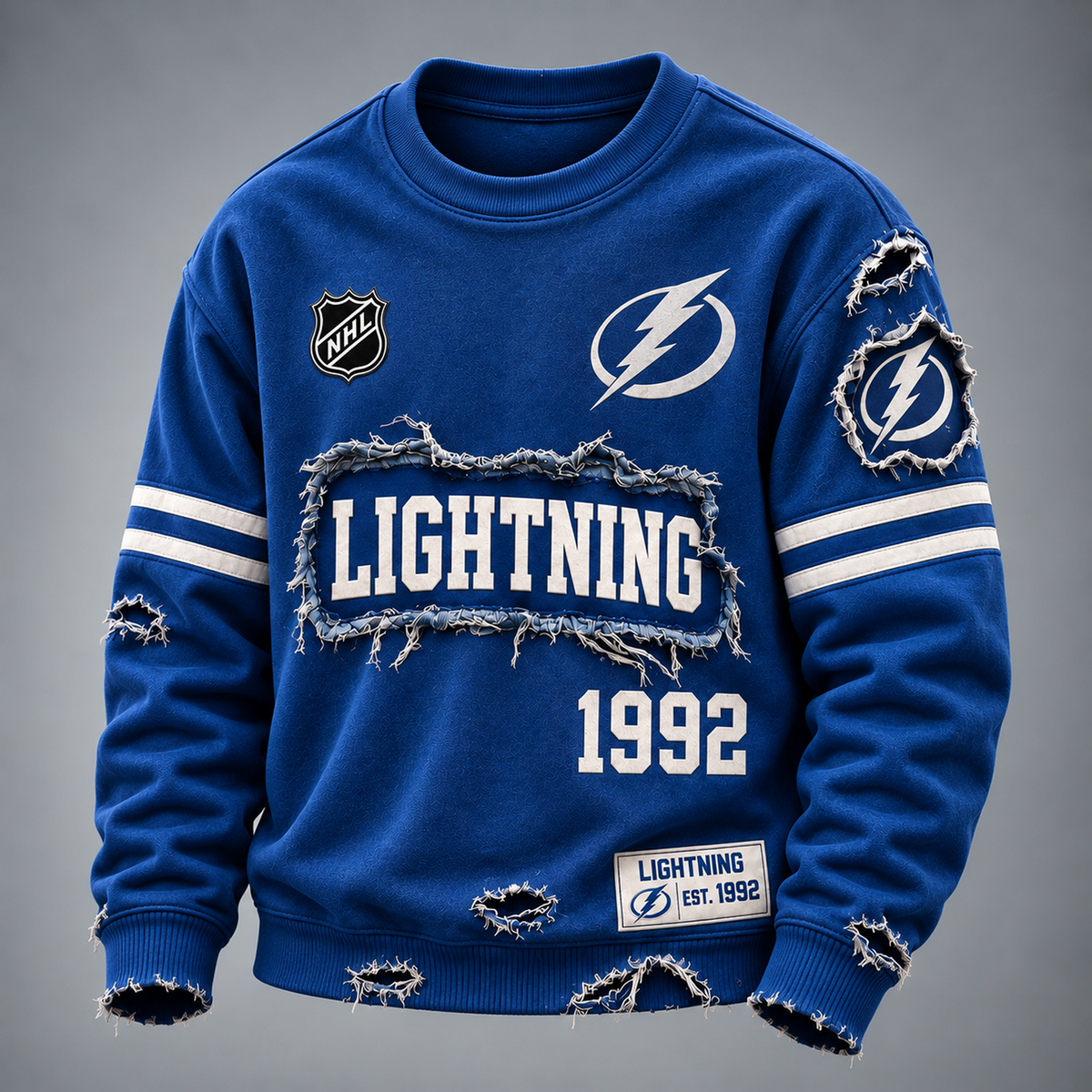 TBL x NHL Distressed Premium Sweatshirt