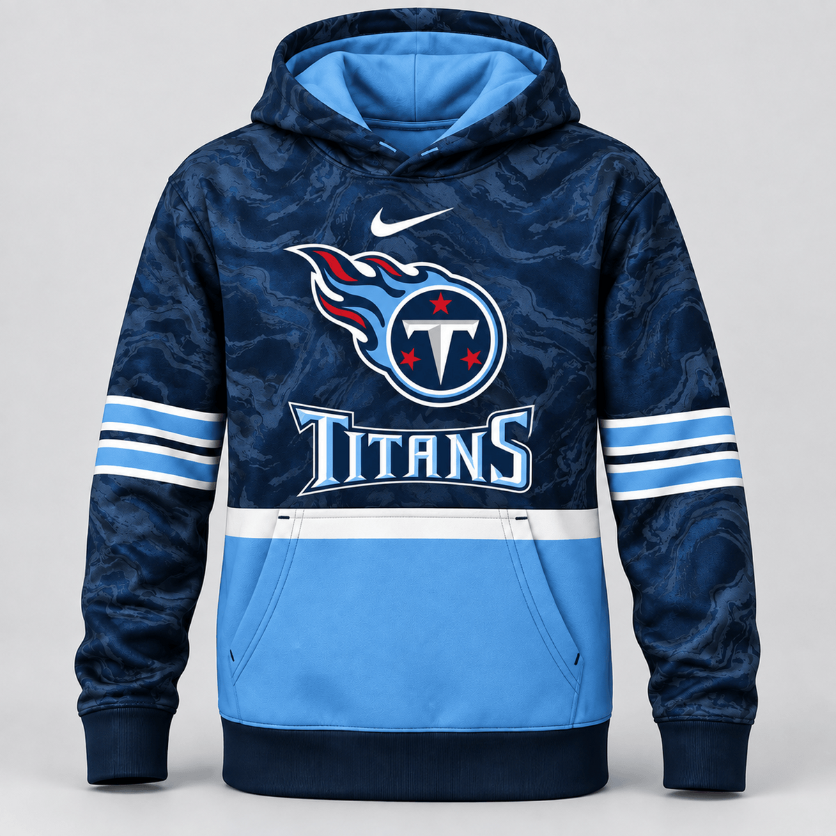 TEN Premium NFL Camo Colorblock Pullover Hoodie