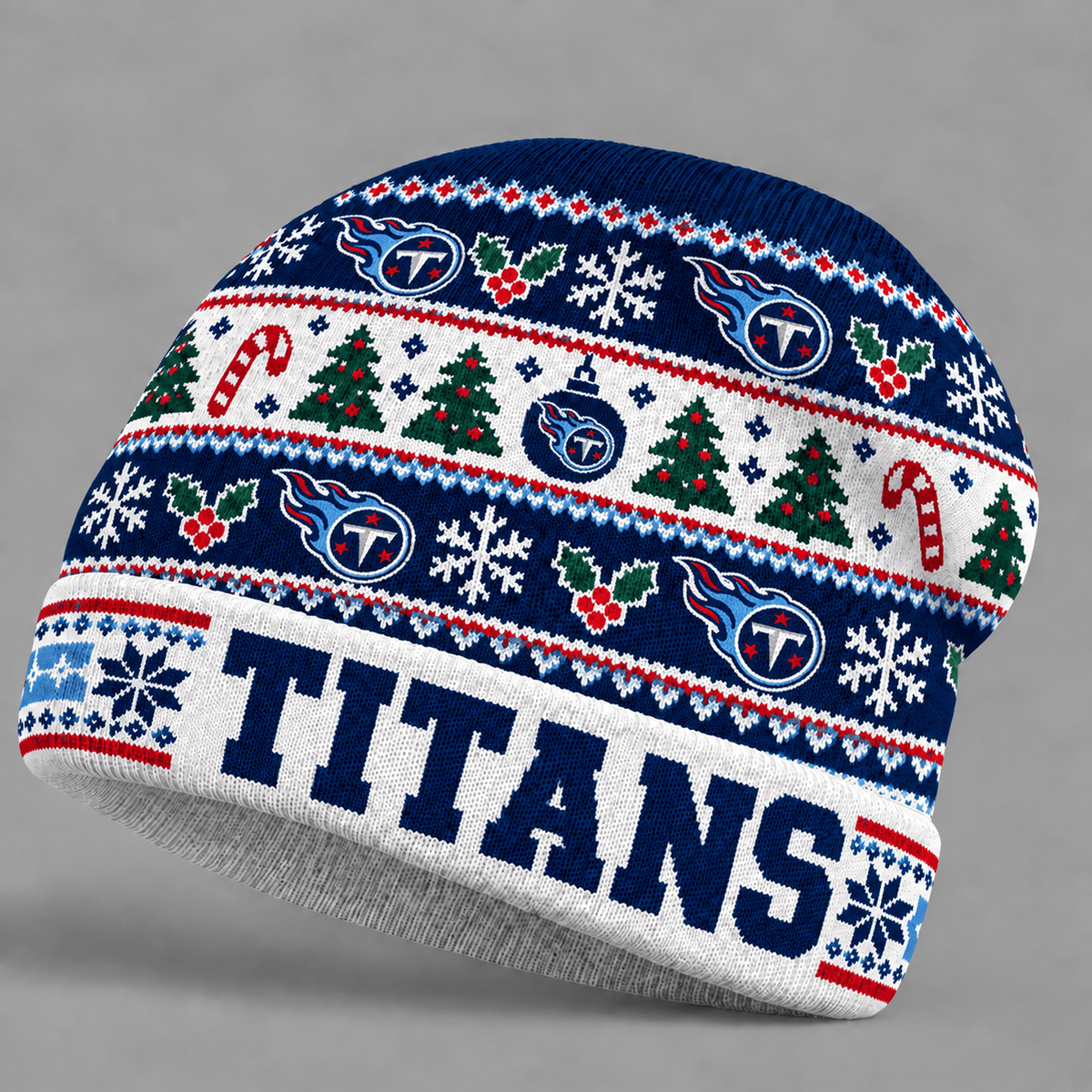 TEN x NFL Christmas Game Day Beanie Hat