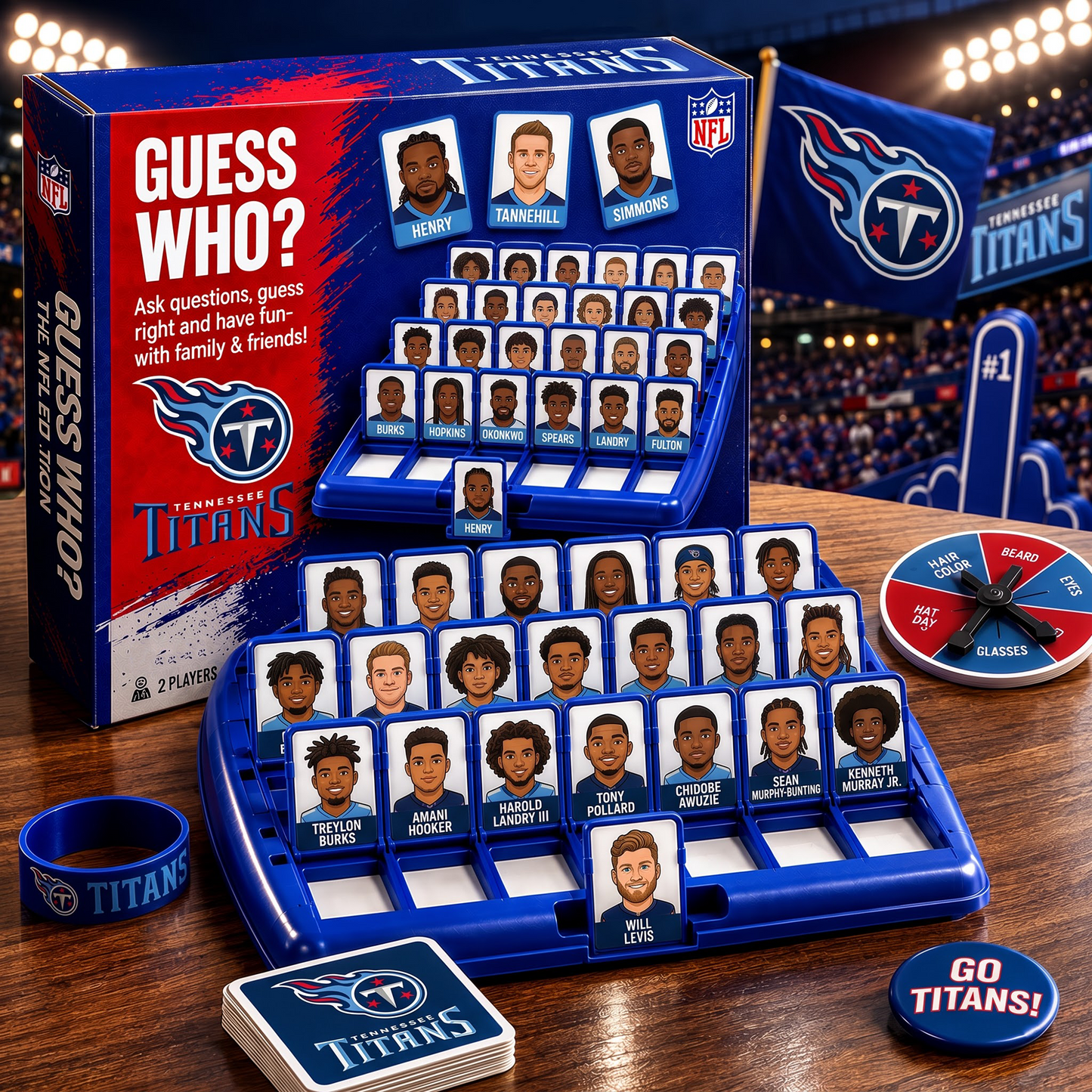TT_NFL ELITE FAN GUESS WHO BOARD GAME – COLLECTOR EDITION