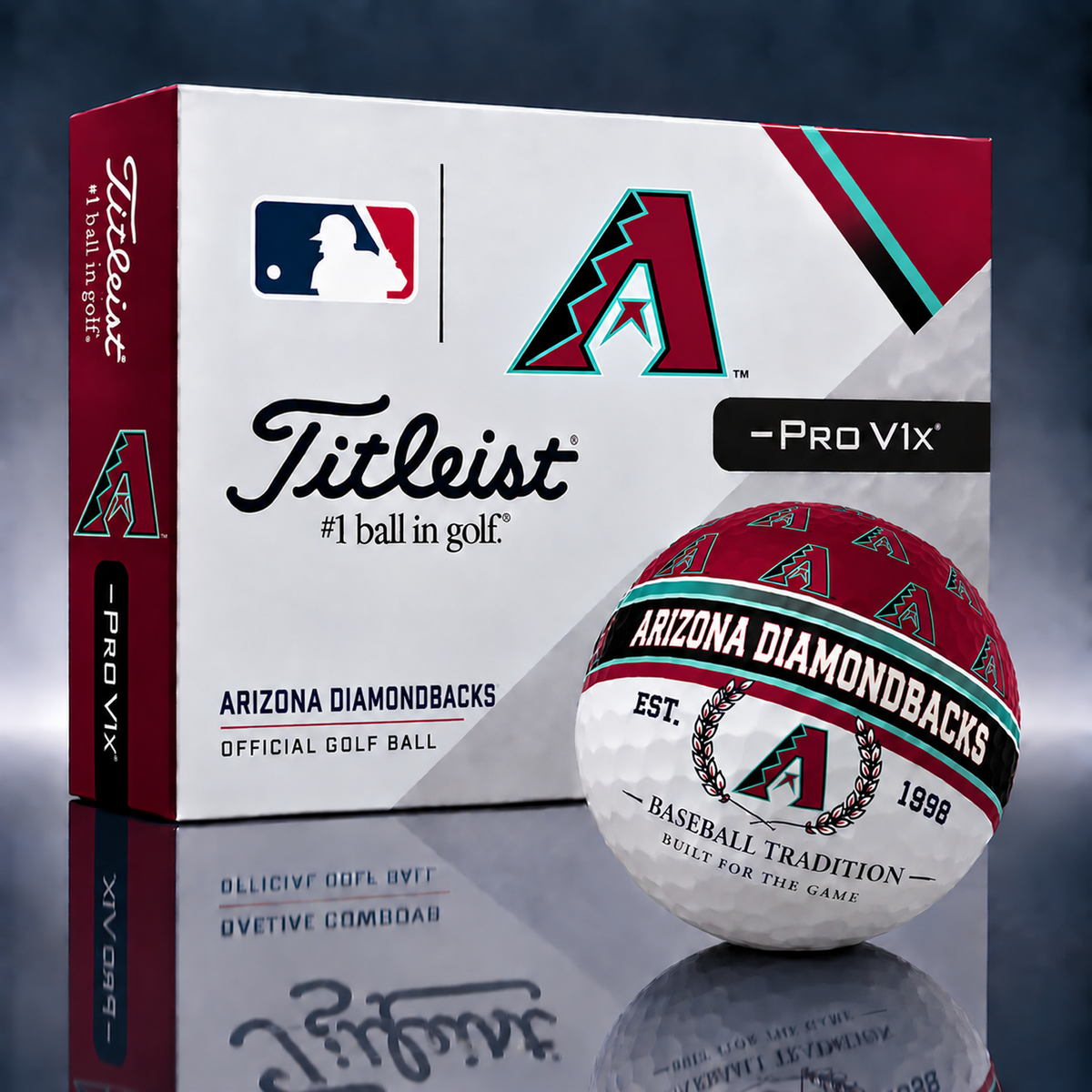 Titleist X Premium MLB AZ PERSONALIZED GOLF BALL LIMITED EDITION 2909