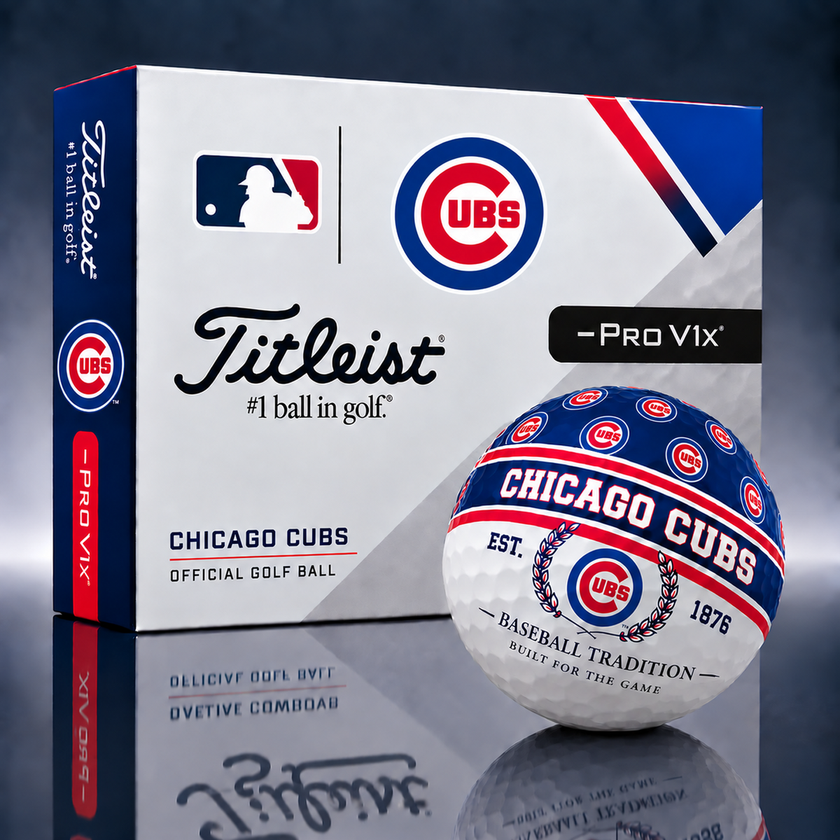 Titleist X Premium MLB CHC PERSONALIZED GOLF BALL LIMITED EDITION 2909