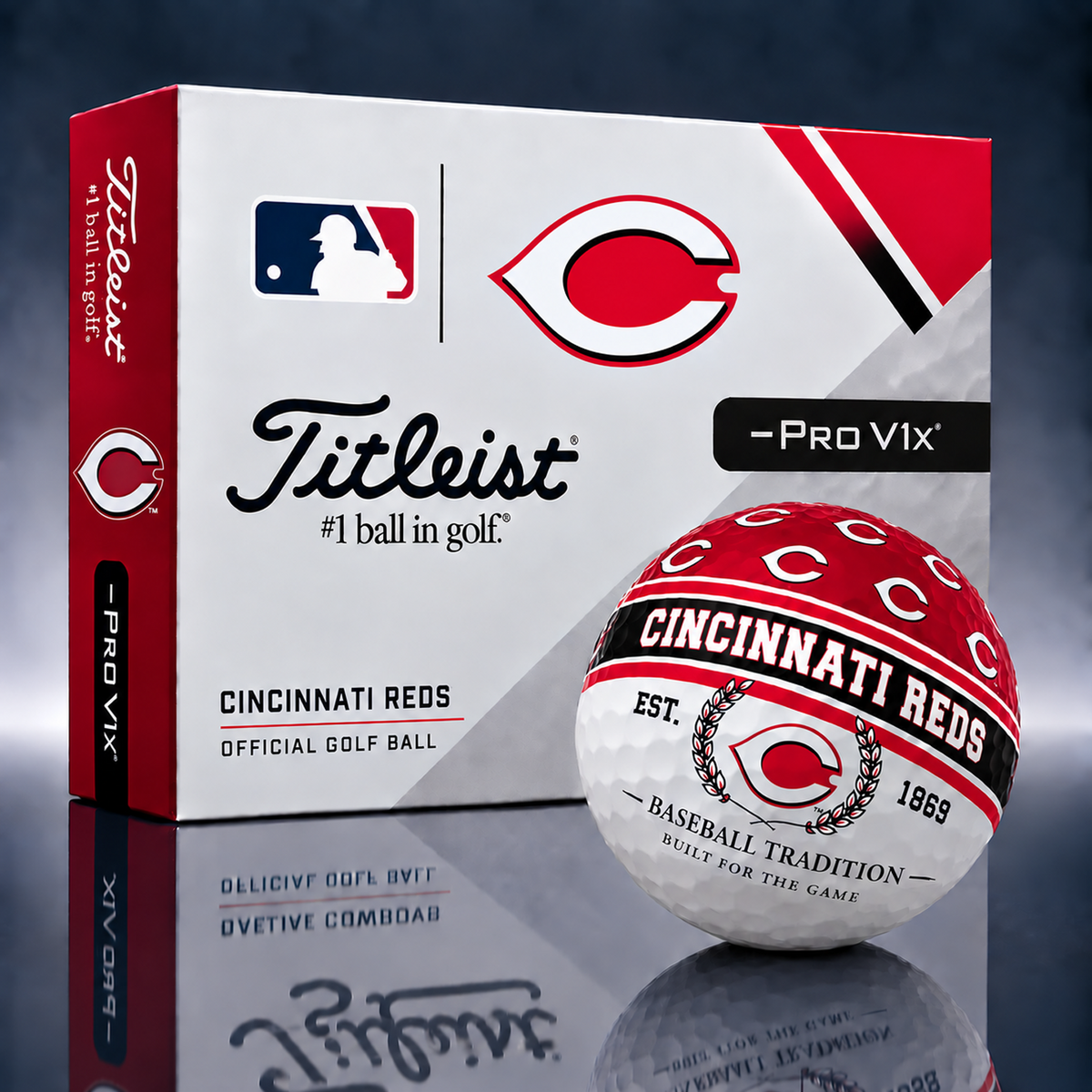 Titleist X Premium MLB CIN PERSONALIZED GOLF BALL LIMITED EDITION 2909