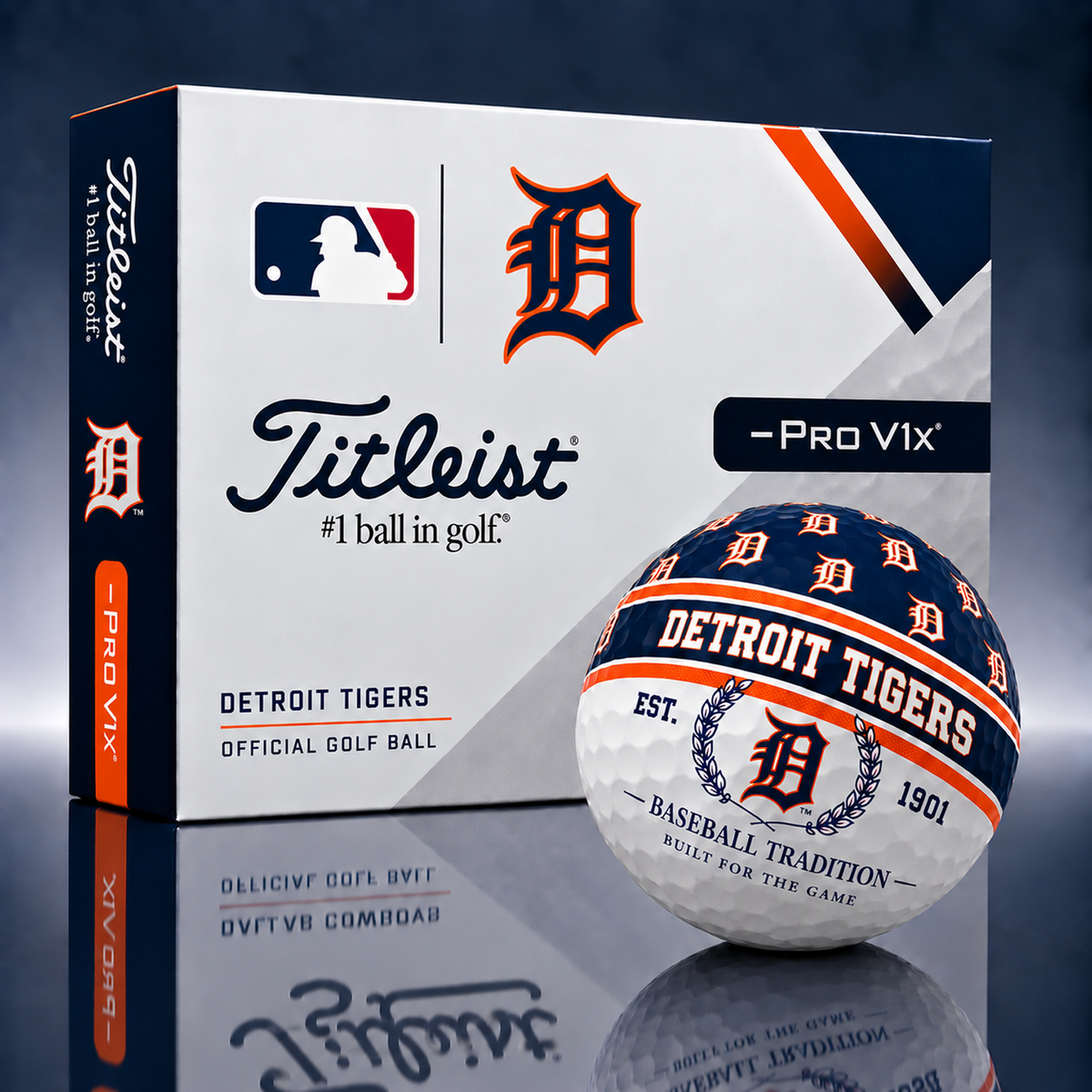 Titleist X Premium MLB DET PERSONALIZED GOLF BALL LIMITED EDITION 2909