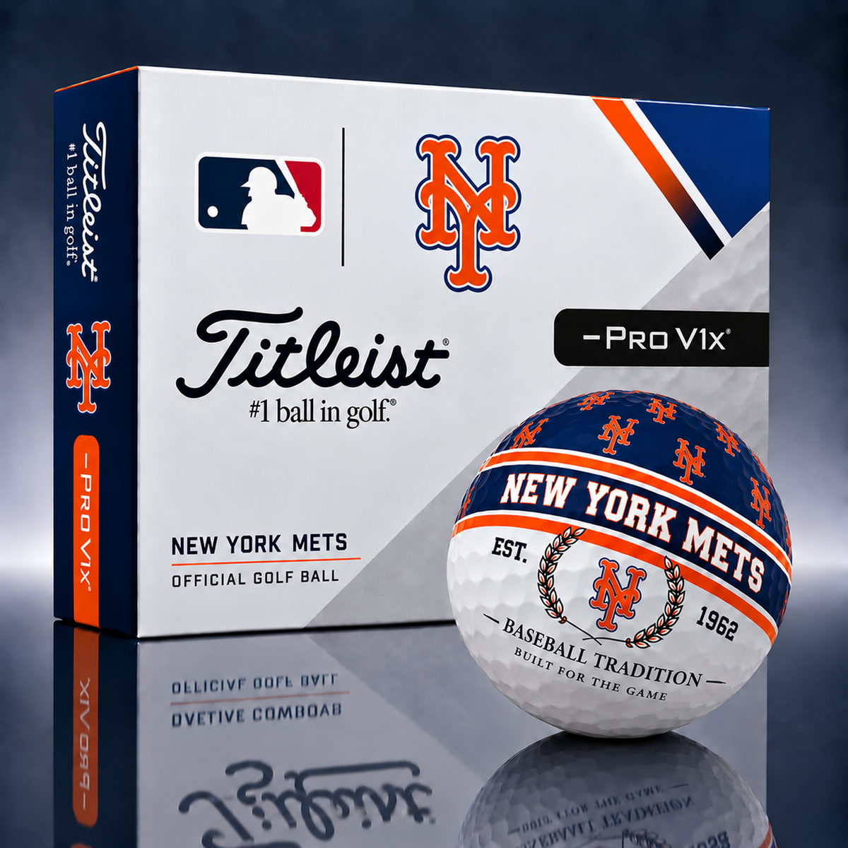 Titleist X Premium MLB NYM PERSONALIZED GOLF BALL LIMITED EDITION 2909