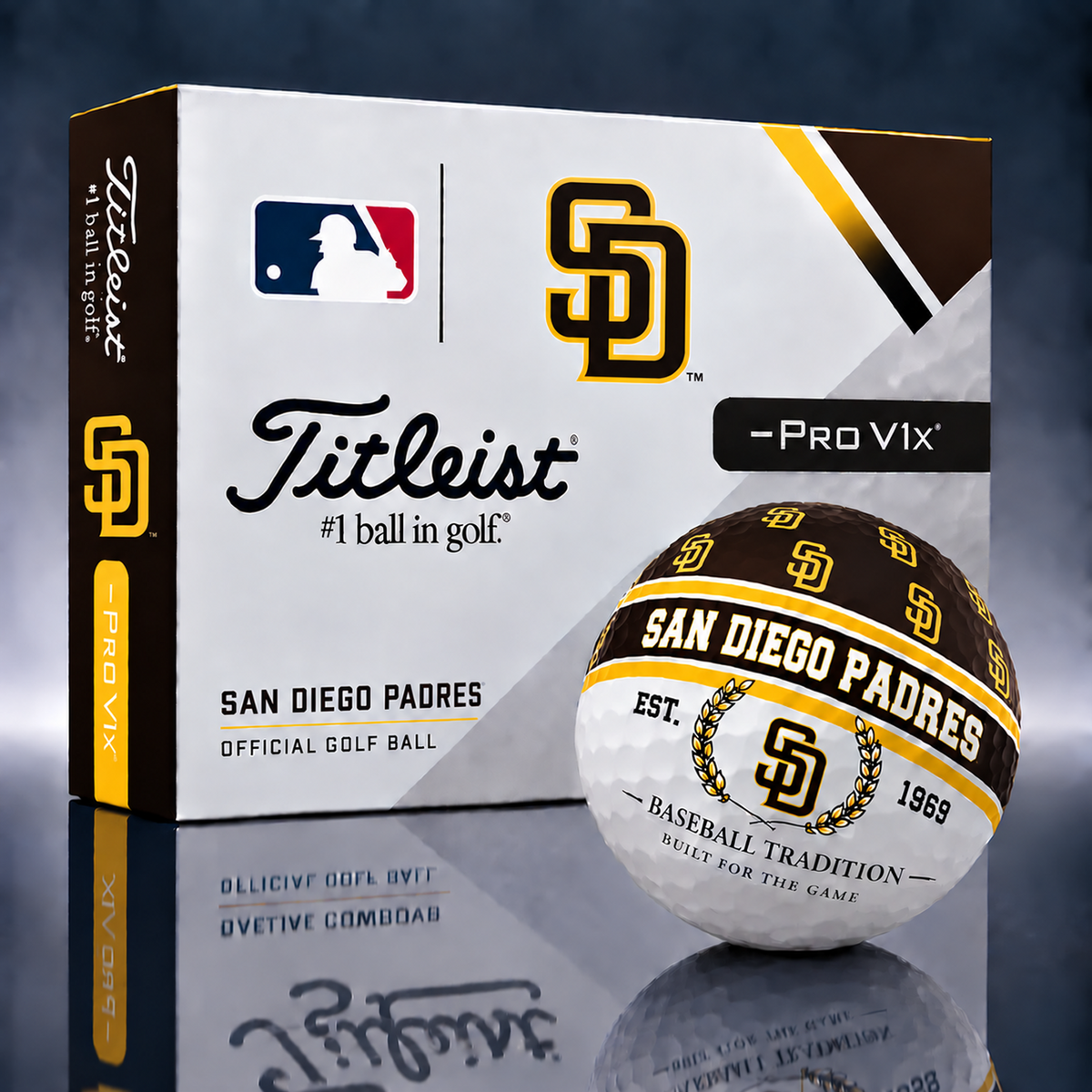 Titleist X Premium MLB SD PERSONALIZED GOLF BALL LIMITED EDITION 2909