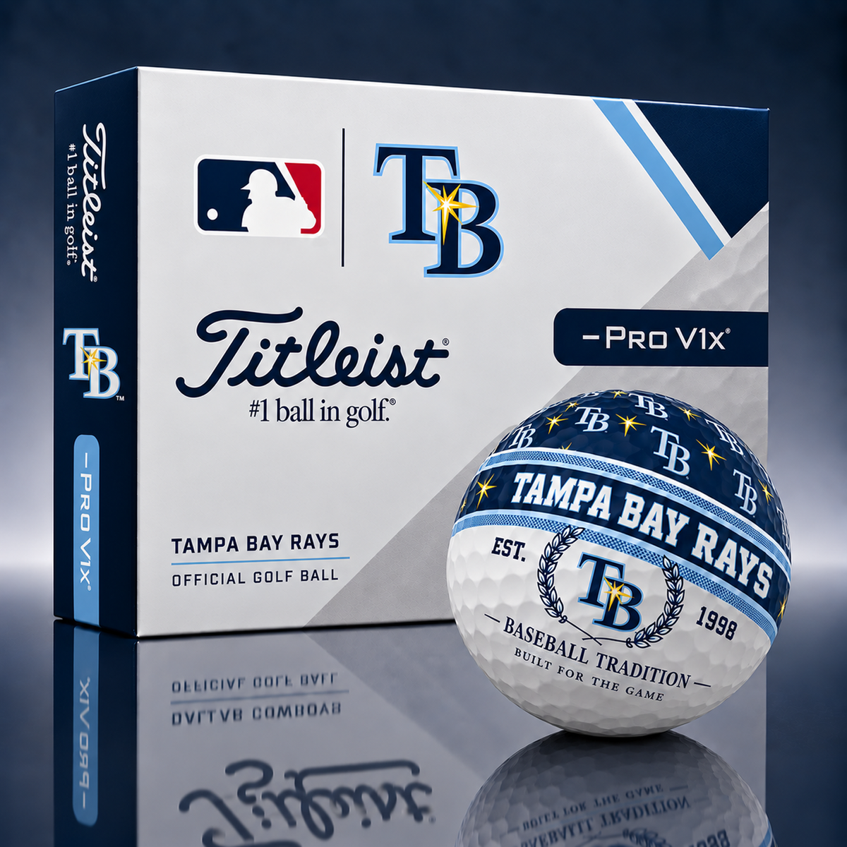 Titleist X Premium MLB TB PERSONALIZED GOLF BALL LIMITED EDITION 2909