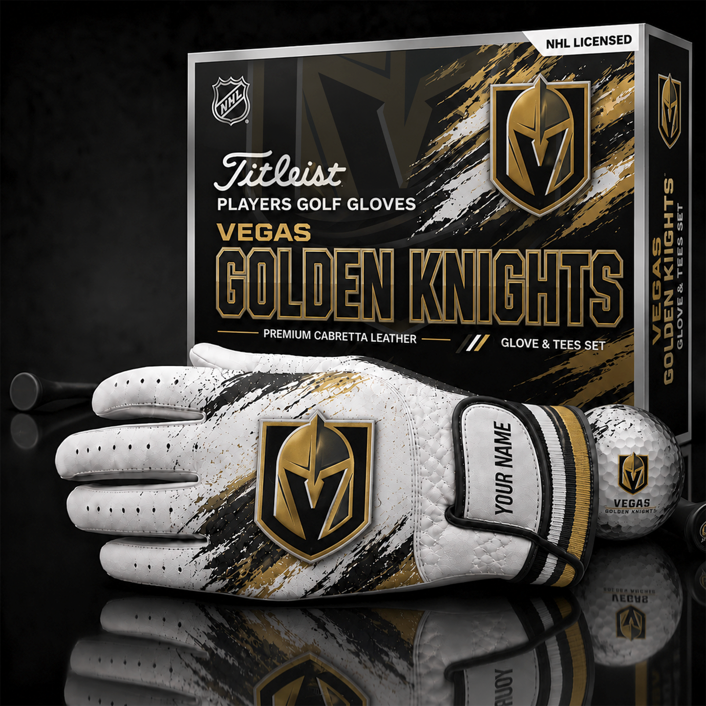 VGK_LUXURY PERSONALIZED GOLF GLOVE SET LIMITED EDTION