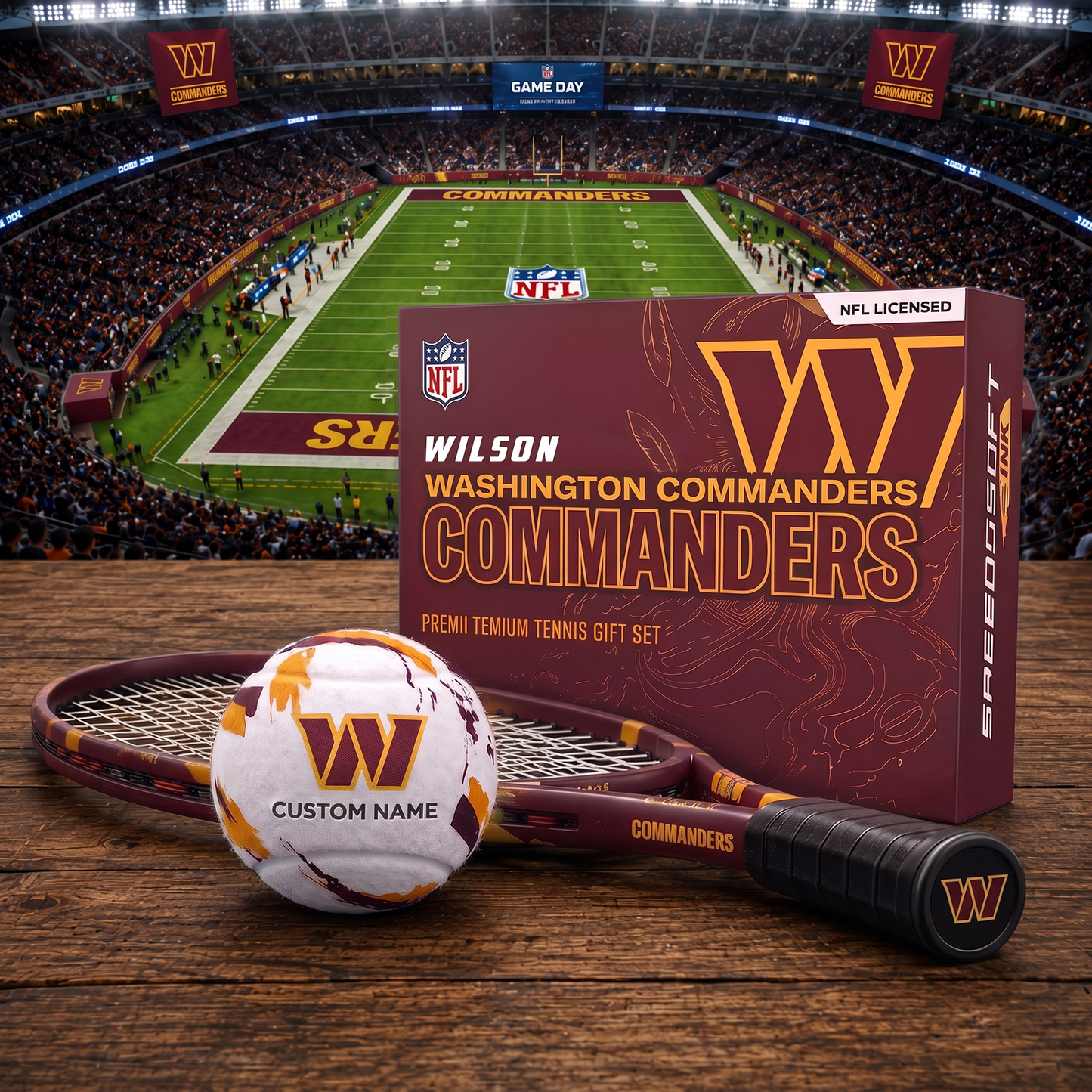 WC_PREMIUM NFL EXCLUSIVE PERSONALIZED TENNIS BALL SET LIMITED EDTION