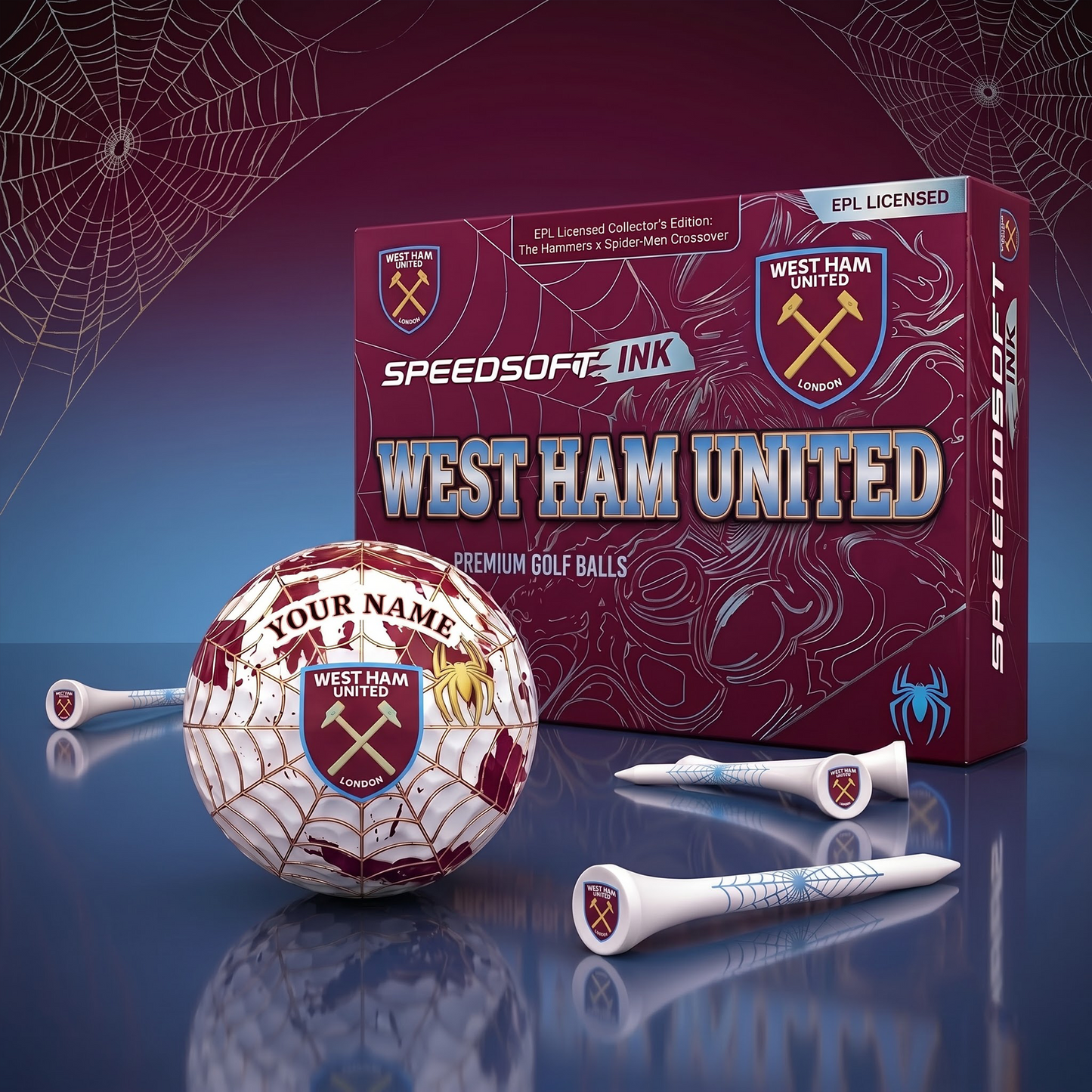 WES X PREMIUM EPL SPIDER EDITION SPEEDSOFT GOLF BALL SET
