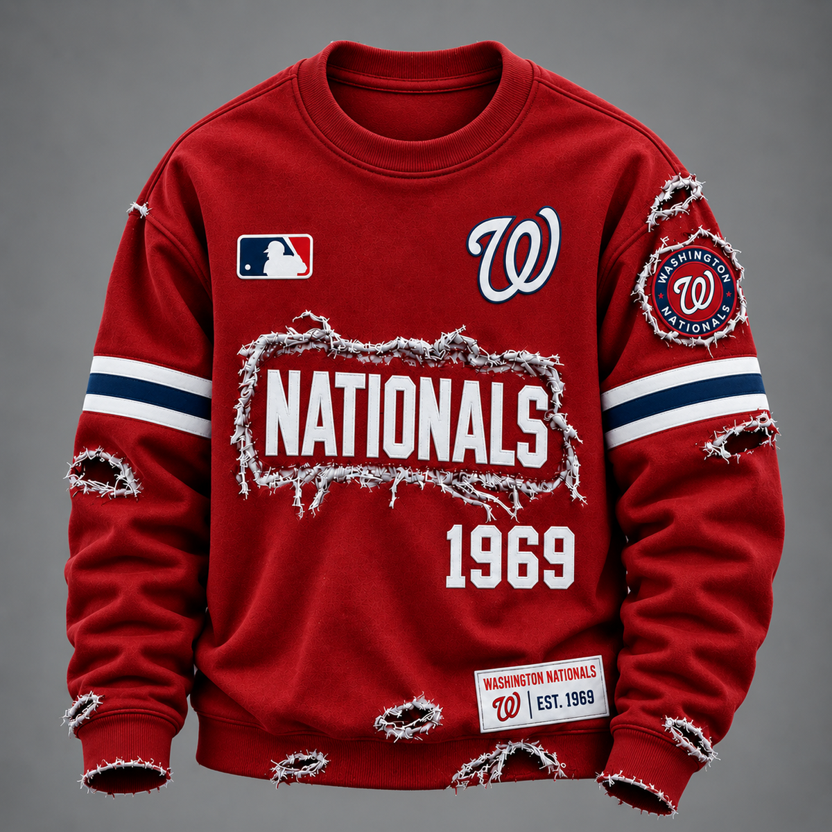 WSH x MLB Distressed Premium SweatShirt