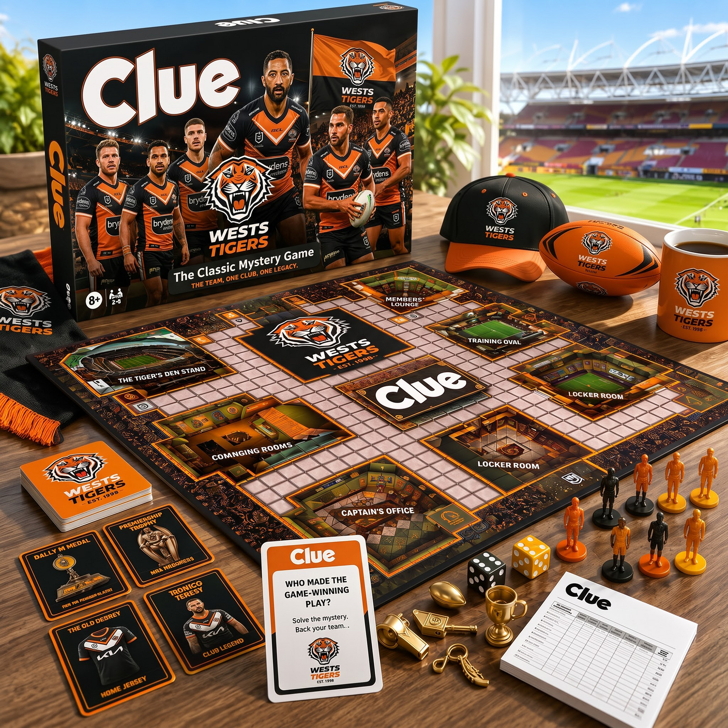 WST X NRL THE MATCHDAY MYSTERY – PREMIUM COLLECTOR BOARD GAME
