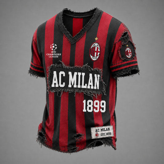 ACM x UEFA LUXURY V-Neck T-Shirt 1806