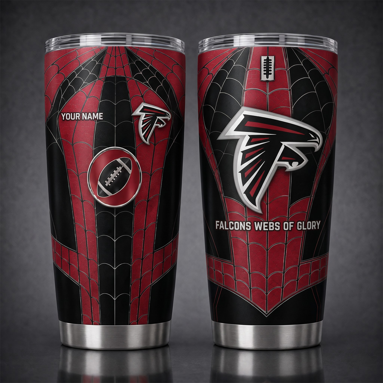 AF NFL x Spider Premium Classic Tumbler Limited Edition Gift for Football Fans