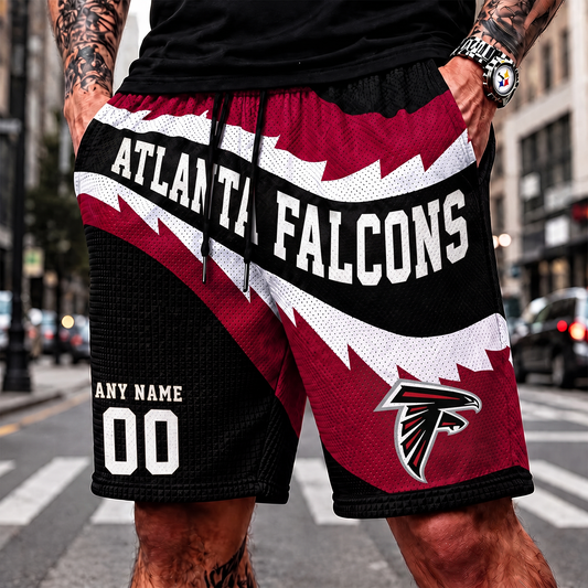 AF_NFL SHORT PANTS CUSTOM NAME & NUMBER FOR FAN