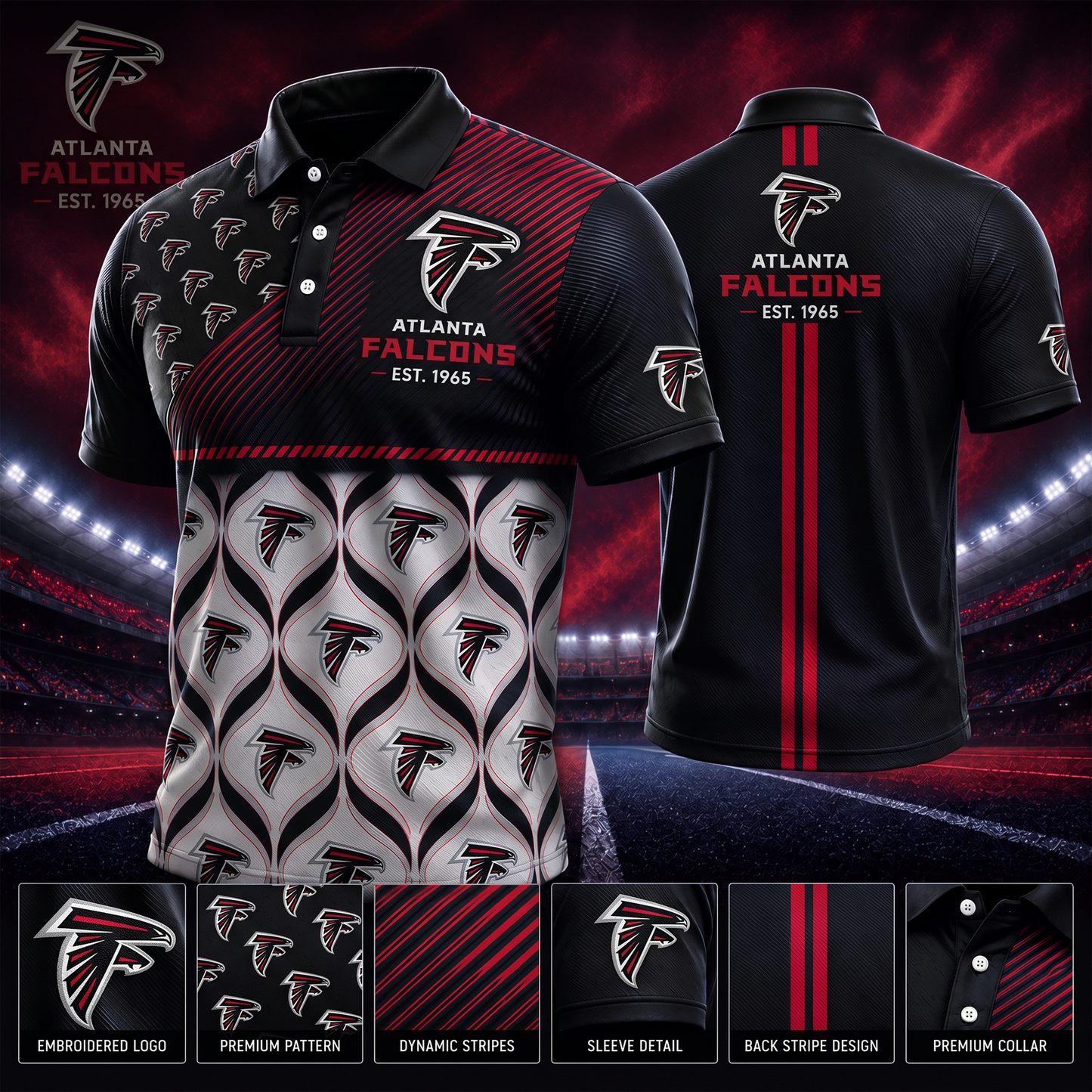 AF_PREMIUM NFL  EXCLUSIVE POLO SHIRT LIMITED EDITION 200726