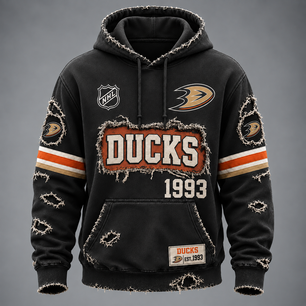 ANA x NHL Distressed Premium Hoodie