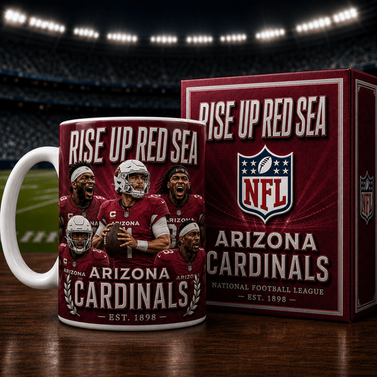 ARI X NFL commemorative ceramic mug 2007