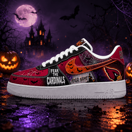 ARI x NFL Fear The Team Halloween AF1 Sneakers 1807