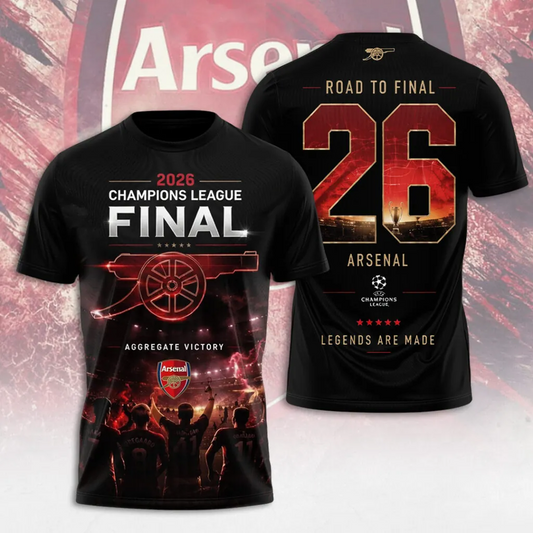 ARS FC Champions League Final 2026 3D Shirt 0705 DatND DVT