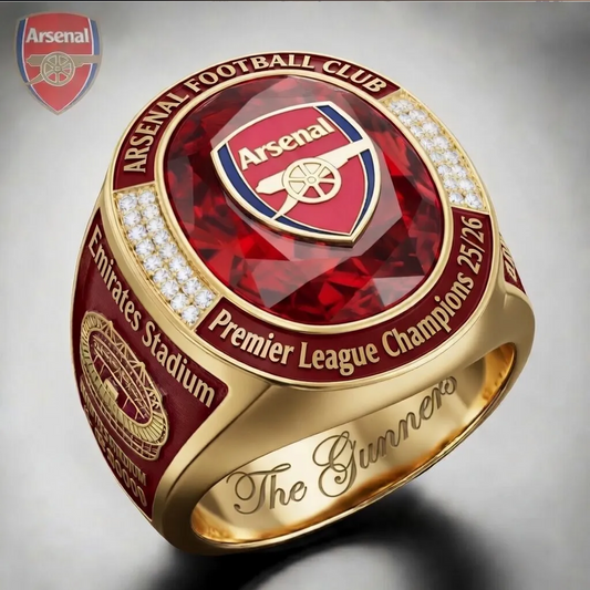 ARS FC Premier League Champions 2526 3D Engraved Ring V2 2205 DatND DVT