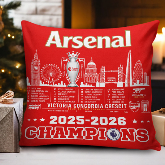 ARS FC Premier League Champions 2526 3D Pillow DatND DVT 1