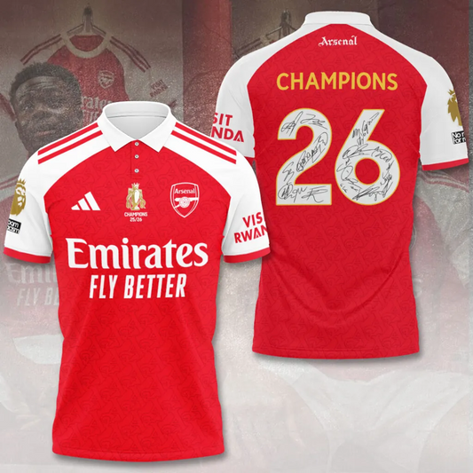 ARS FC Premier League Champions 2526 3D Shirt 2405 V2 DatND DVT 2