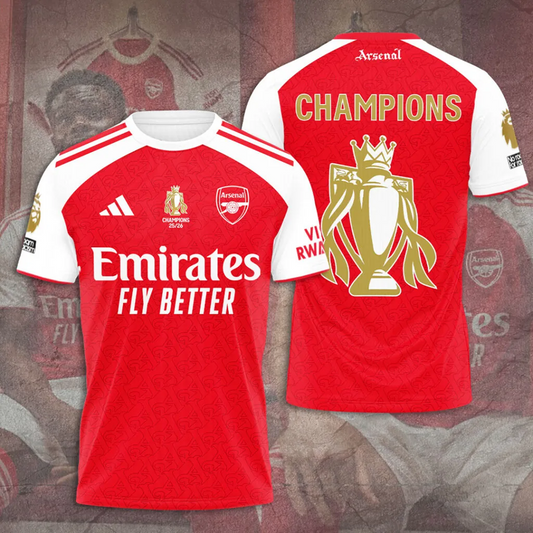 ARS FC Premier League Champions 2526 3D Shirt 2405 V3 DatND DVT