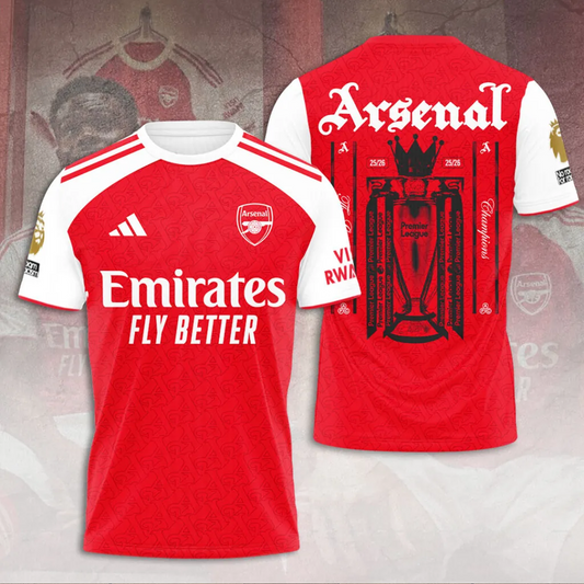 ARS FC Premier League Champions 2526 3D Shirt V1 2205 DatND DVT