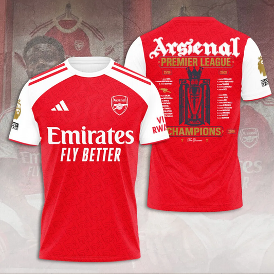 ARS FC Premier League Champions 2526 3D Shirt V2 2205 DatND DVT