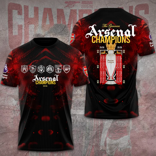 ARS FC Premier League Champions 2526 3D Shirt V6 2205 DatND DVT
