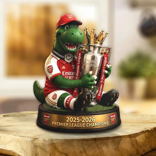 ARS FC Premier League Champions 2526 Custom Shape Acrylic Plaque 2405 V1 DatND DVT