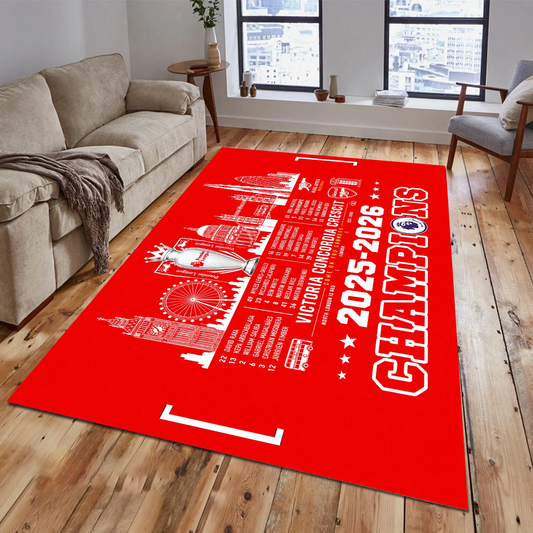 ARS FC Premier League Champions 2526 Rectangular Rug V4 DatND DVT