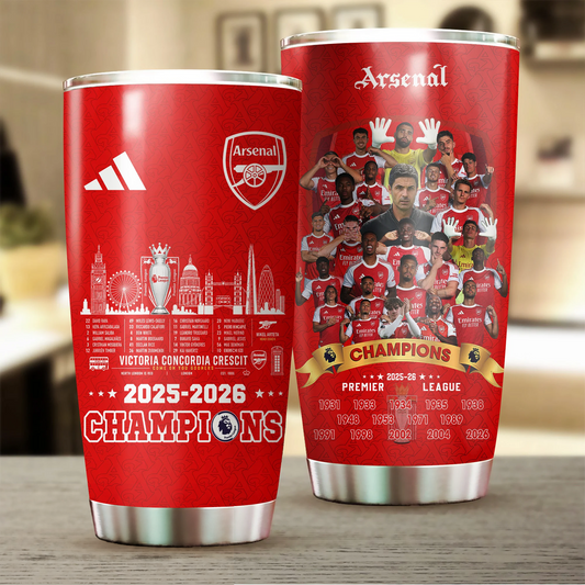 ARS FC Premier League Champions 2526 Tumbler Cup V1 DatND DVT