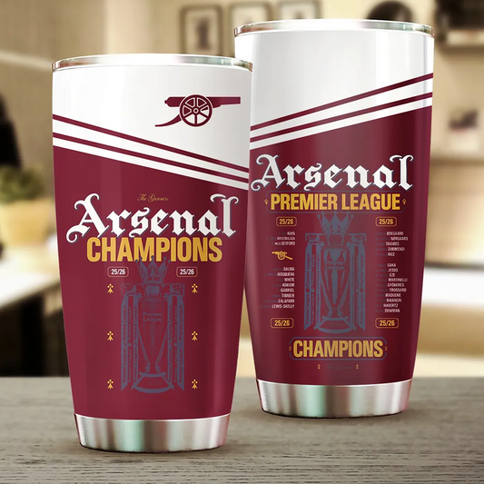 ARS FC Premier League Champions 2526 Tumbler Cup V2 2205 DatND DVT