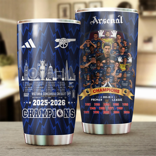 ARS FC Premier League Champions 2526 Tumbler Cup V2 DatND DVT