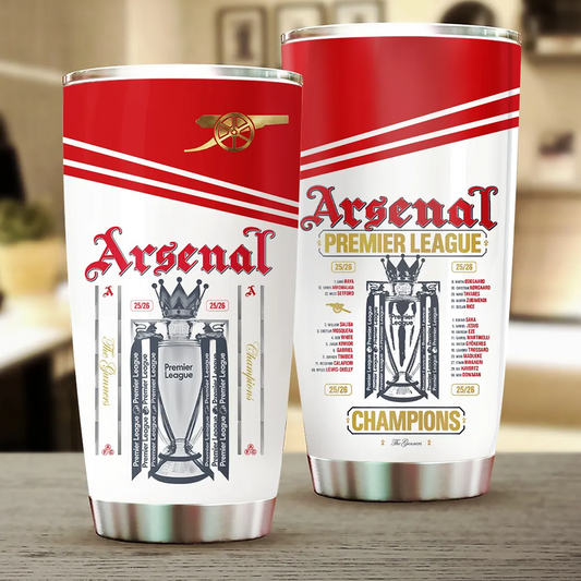ARS FC Premier League Champions 2526 Tumbler Cup V3 2205 DatND DVT