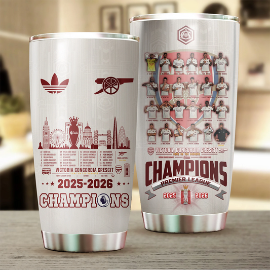 ARS FC Premier League Champions 2526 Tumbler Cup V3 DatND DVT